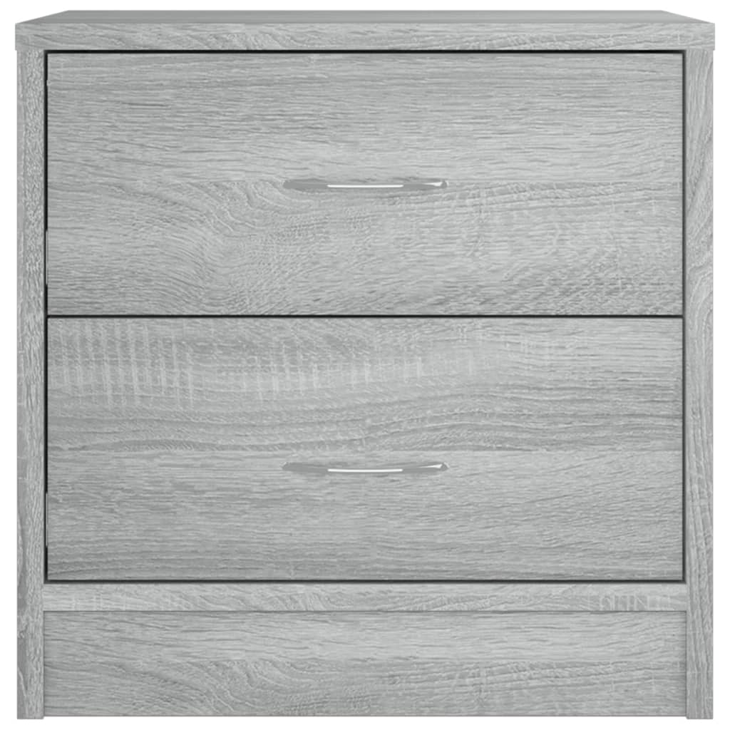 vidaXL Κομοδίνο Γκρι Sonoma 40 x 30 x 40 εκ. από Επεξεργασμένο Ξύλο