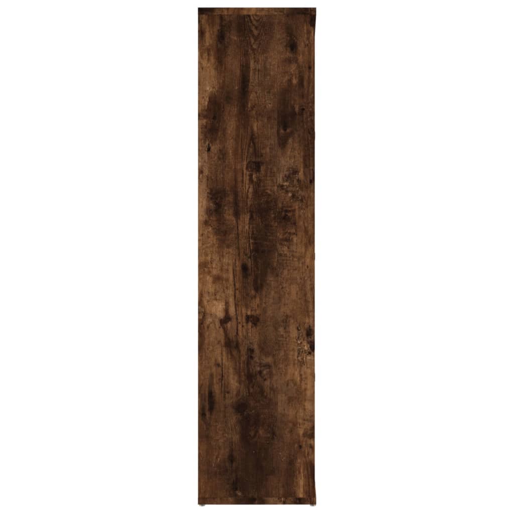 vidaXL Βιβλιοθήκη Καπνιστή Δρυς 50 x 25 x 106 εκ.