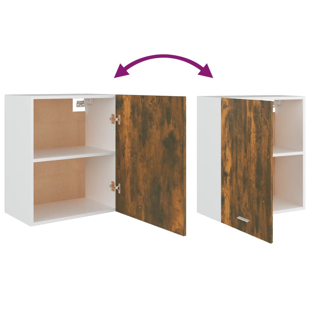 vidaXL Ντουλάπι Κρεμαστό Lyon Καπνιστή Δρυς 50x31x60εκ.