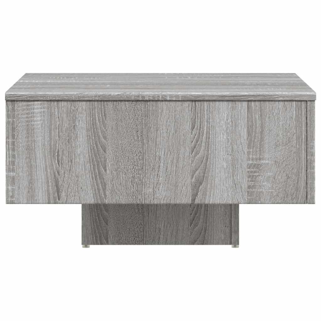 vidaXL Τραπεζάκι Σαλονιού Γκρι Sonoma 60x60x31,5 εκ. από Επεξεργ. Ξύλο