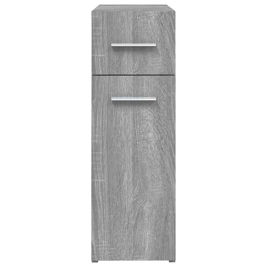 vidaXL Συρταριέρα Γενικής Χρήσης Γκρι Sonoma 20x45,5x60 εκ. Επεξ. Ξύλο