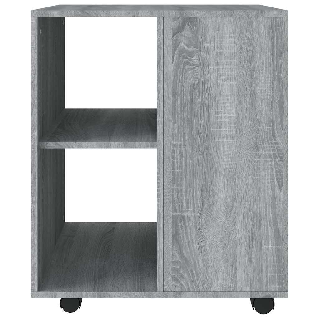 vidaXL Ντουλάπι Με Ροδάκια Γκρι Sonoma 60 x 53 x 72 εκ. Επεξεργ. Ξύλο