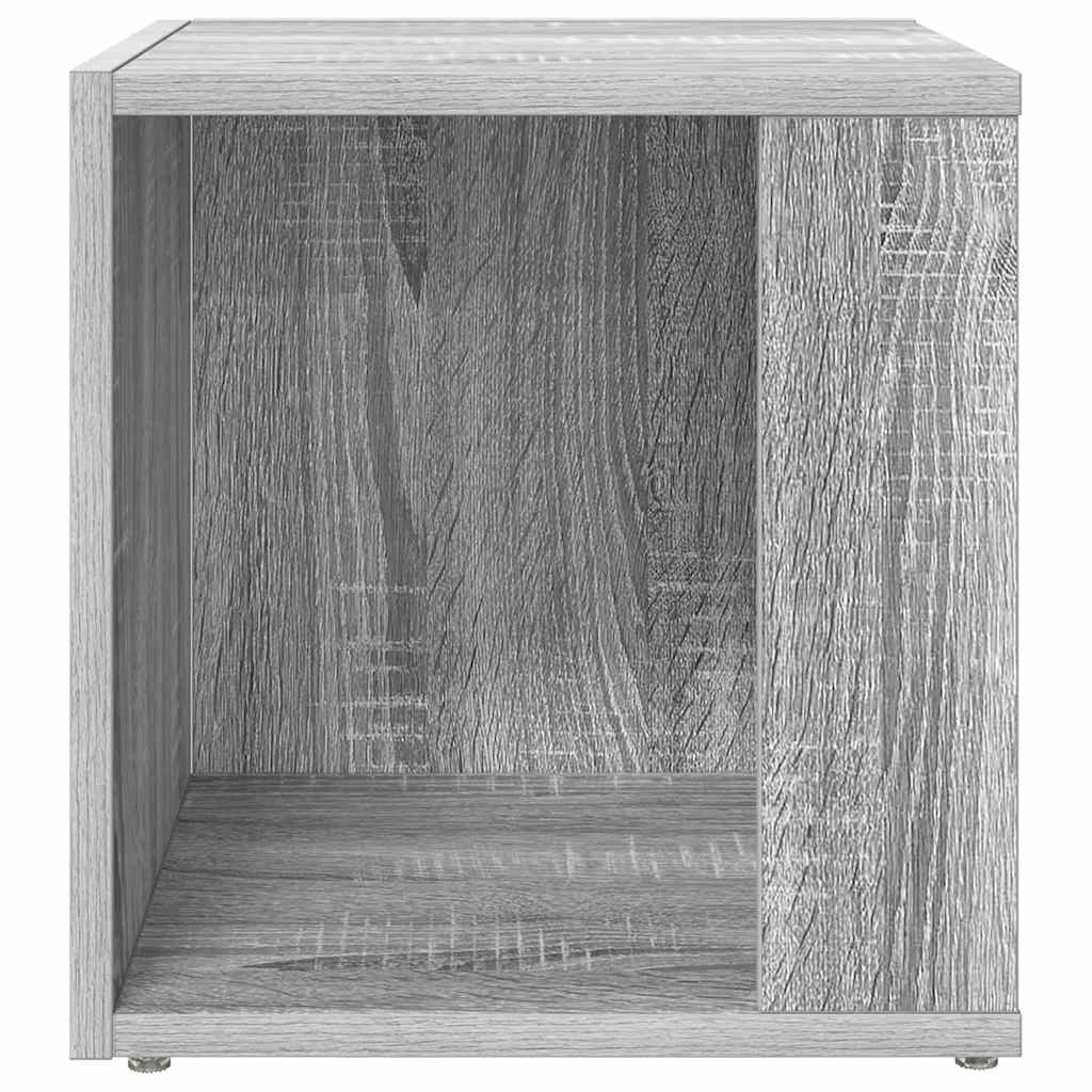vidaXL Τραπέζι Βοηθητικό Γκρι Sonoma 33x33x34,5 εκ. Επεξεργασμένο Ξύλο