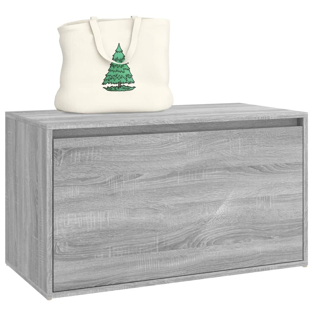 vidaXL Πάγκος Χολ Γκρι Sonoma 80 x 40 x 45 εκ. από Επεξεργασμένο Ξύλο