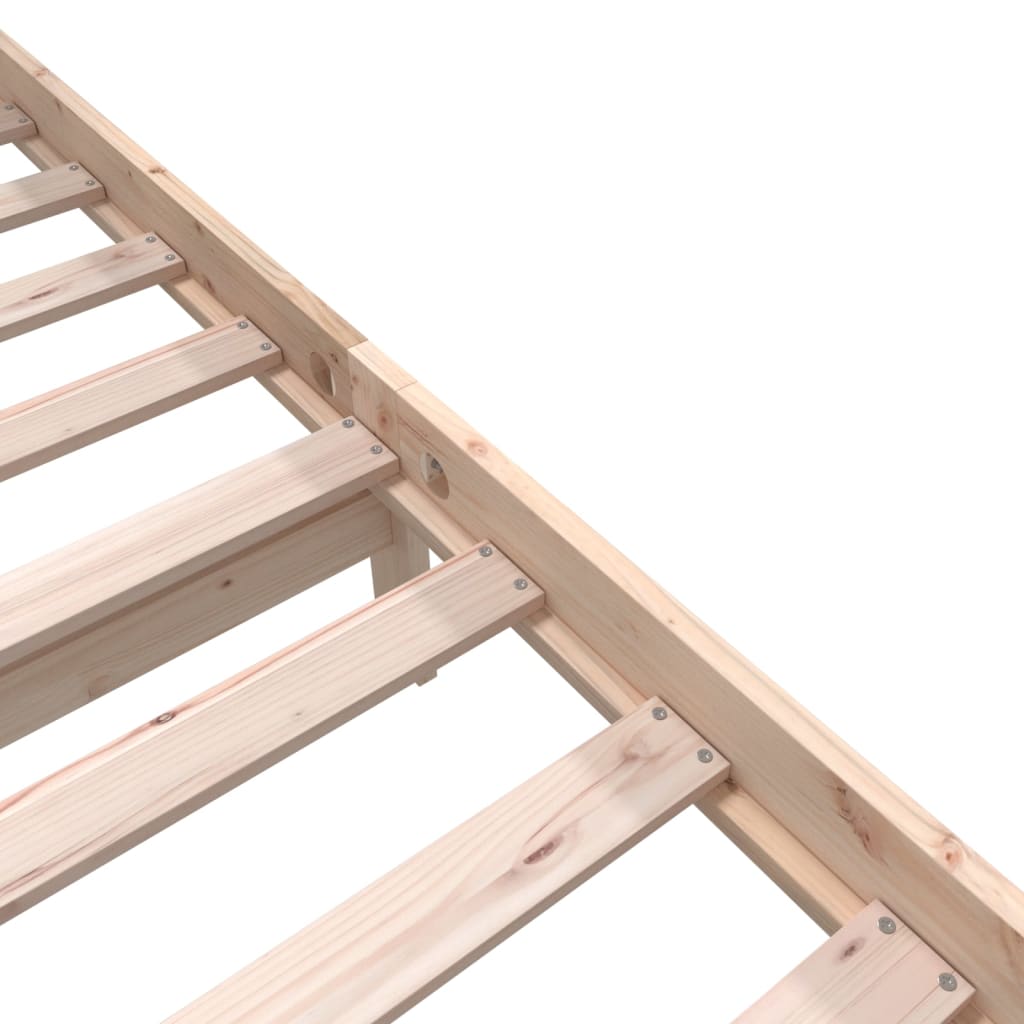 vidaXL Πλαίσιο Κρεβατιού 160 x 200 εκ. από Μασίφ Ξύλο Πεύκου