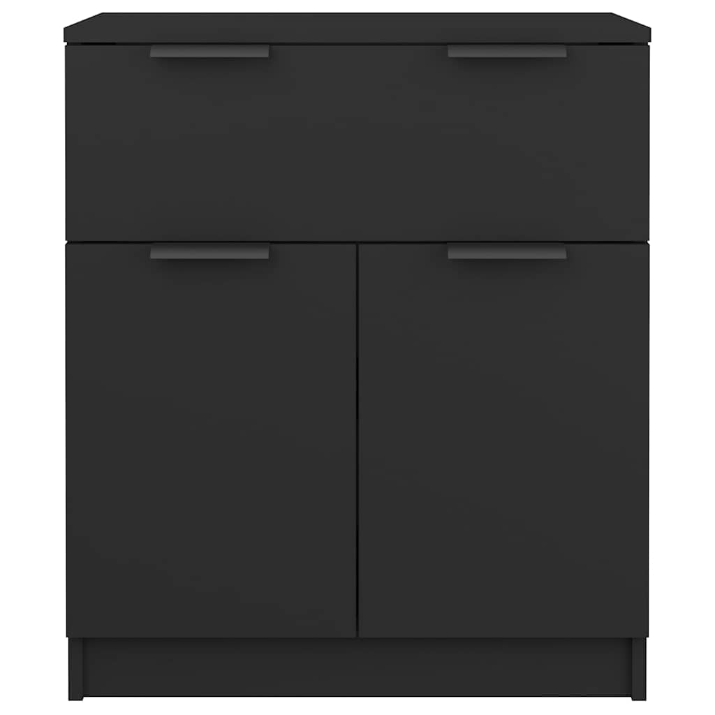 vidaXL Ντουλάπι Μαύρο 60 x 30 x 70 εκ. από Επεξεργασμένο Ξύλο