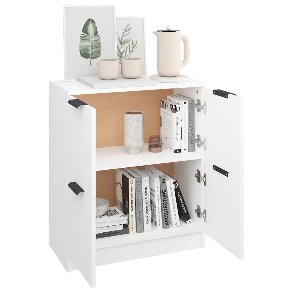 vidaXL Συρταριέρα Λευκή 60 x 30 x 70 εκ. από Επεξεργασμένο Ξύλο