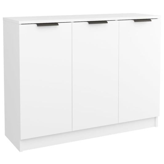 vidaXL Συρταριέρα Λευκή 90,5 x 30 x 70 εκ. από Επεξεργασμένο Ξύλο