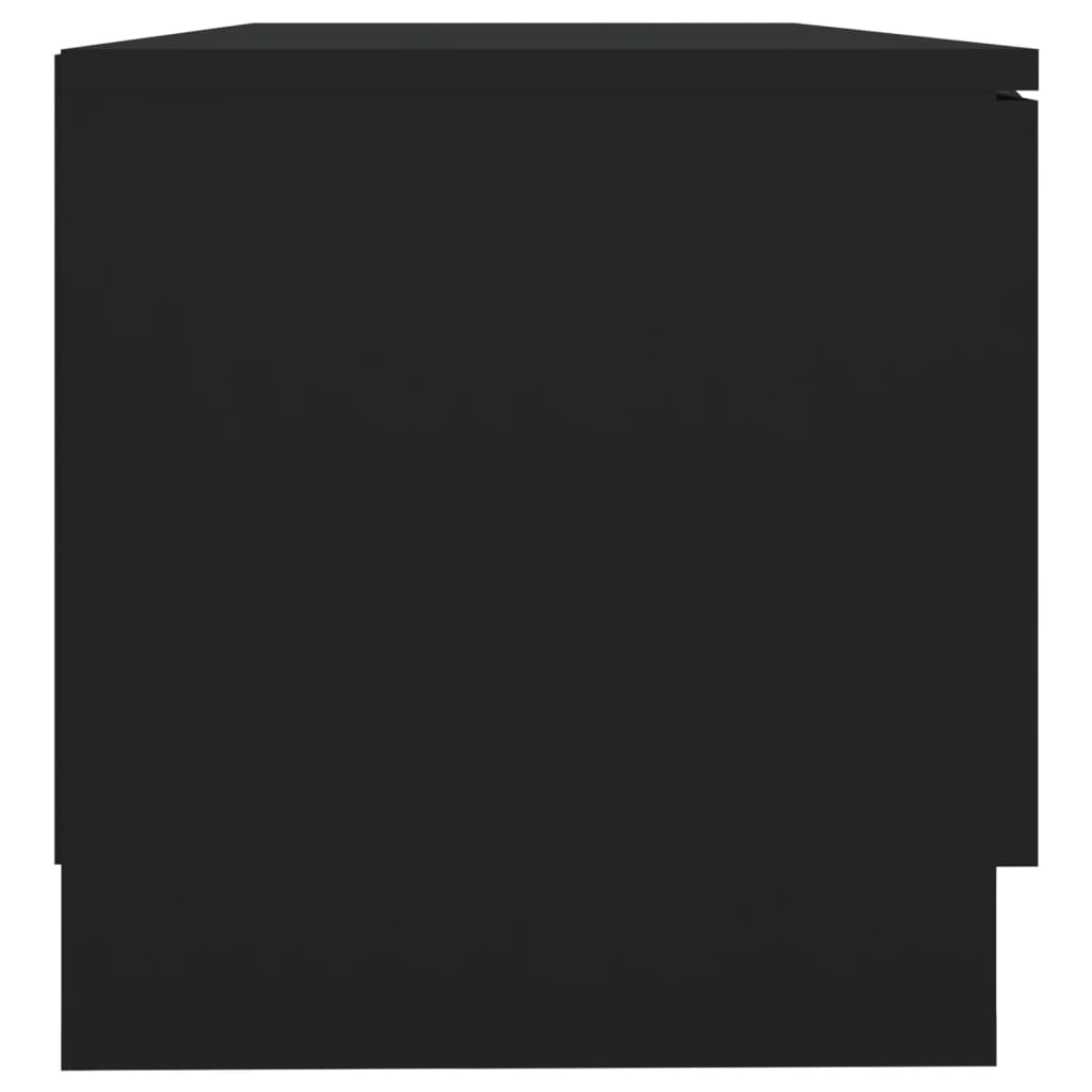 vidaXL Έπιπλα Τηλεόρασης 2 τεμ. Μαύρα 80 x 35 x 36,5 εκ. Επεξεργ. Ξύλο