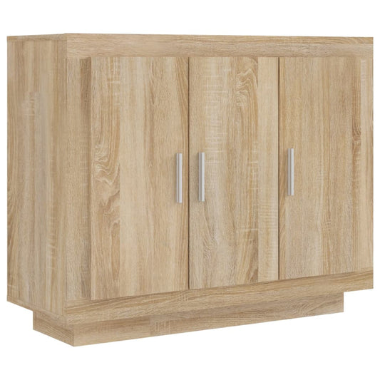 vidaXL Συρταριέρα Sonoma Δρυς 92x35x75 εκ. Επεξεργασμένο Ξύλο