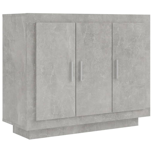 vidaXL Ντουλάπι Γκρι Σκυροδέματος 92 x 35 x 75 εκ. Επεξεργασμένο Ξύλο
