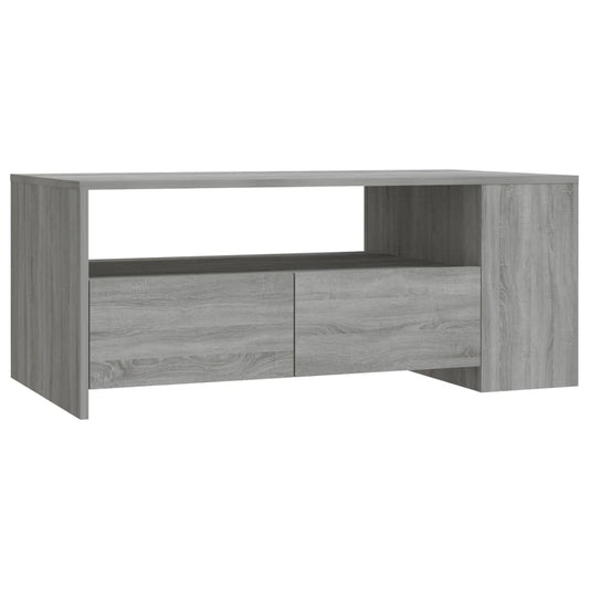 vidaXL Τραπεζάκι Σαλονιού Γκρι Sonoma 102x55x42 εκ. Επεξεργασμένο Ξύλο