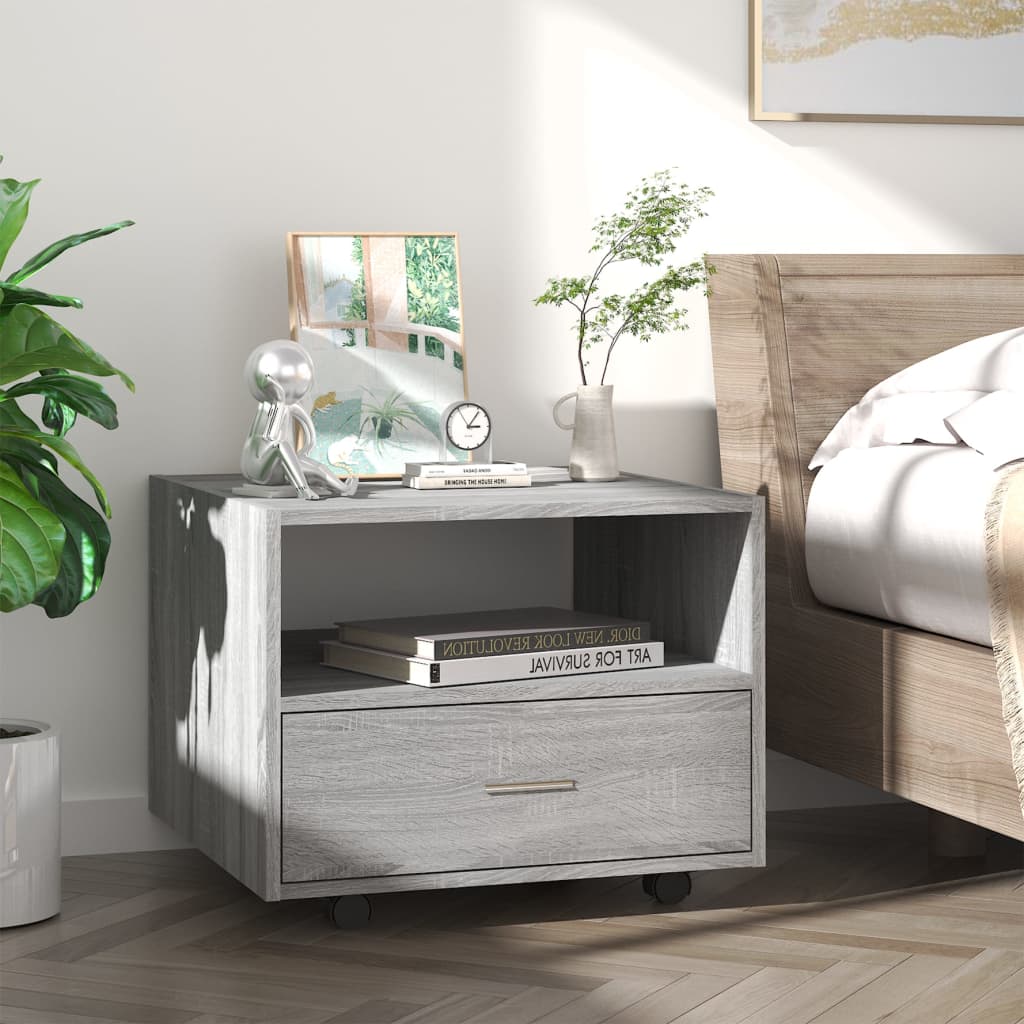 vidaXL Τραπεζάκι Σαλονιού Γκρι Sonoma 55x55x40 εκ. Επεξεργασμένο Ξύλο