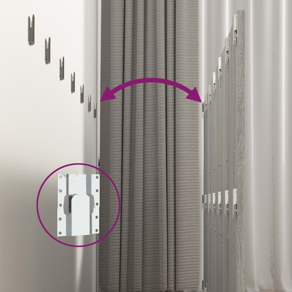 vidaXL Κεφαλάρι Κρεβατιού Γκρι Sonoma 240x1,5x80 εκ. Επεξεργ. Ξύλο