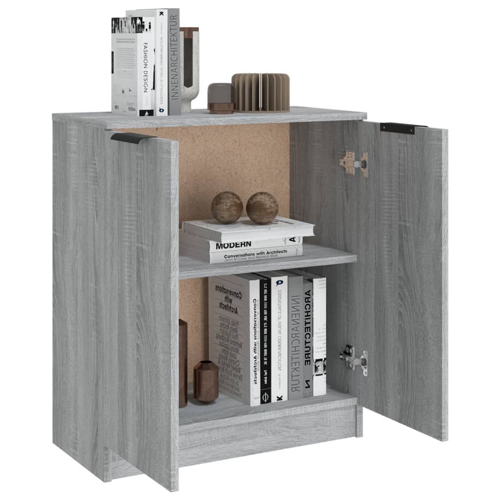 vidaXL Ντουλάπι Γκρι Sonoma 60 x 30 x 70 εκ. από Επεξεργασμένο Ξύλο