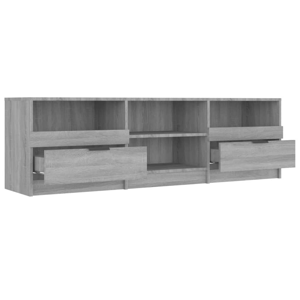 vidaXL Έπιπλο Τηλεόρασης Γκρι Sonoma 150x33,5x45 εκ. από Επεξεργ. Ξύλο
