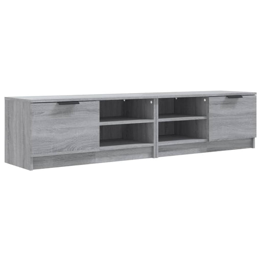 vidaXL Έπιπλα Τηλεόρασης 2 τεμ. Γκρι Sonoma 80x35x36,5 εκ. Επεξ. Ξύλο