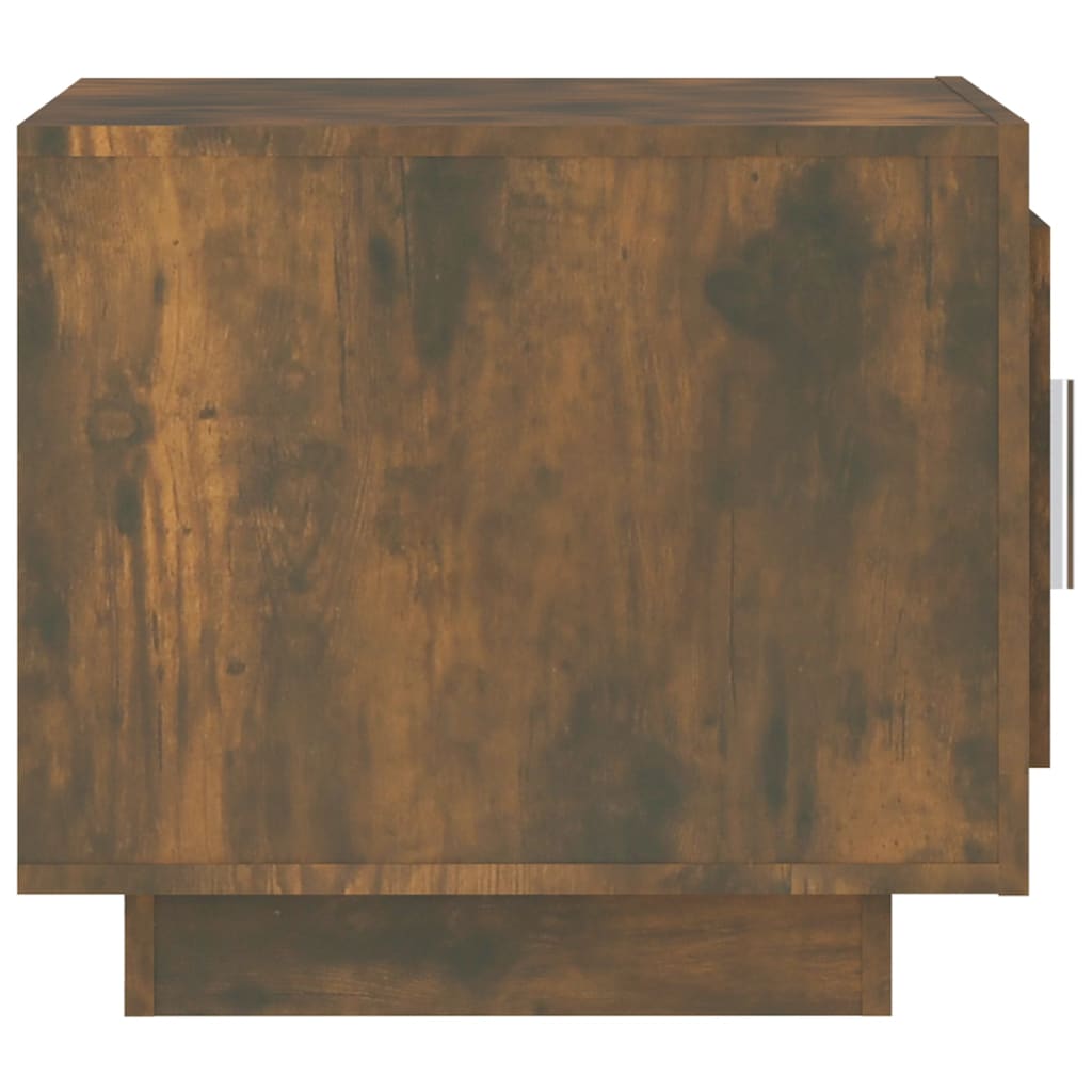 vidaXL Τραπεζάκι Σαλονιού Καπνιστή Δρυς 51x50x45 εκ Επεξεργασμένο Ξύλο