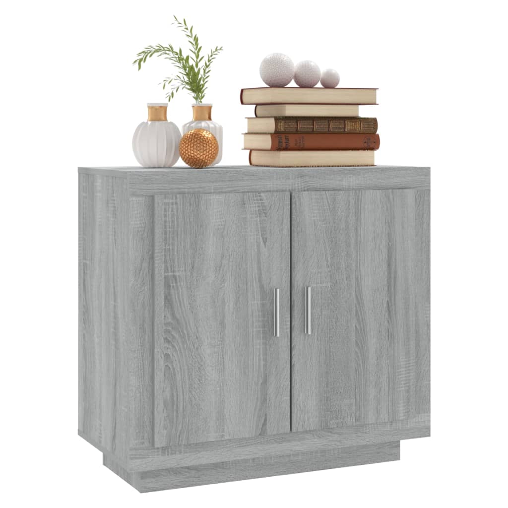 vidaXL Ντουλάπι Γκρι Sonoma 80 x 40 x 75 εκ. από Επεξεργασμένο Ξύλο