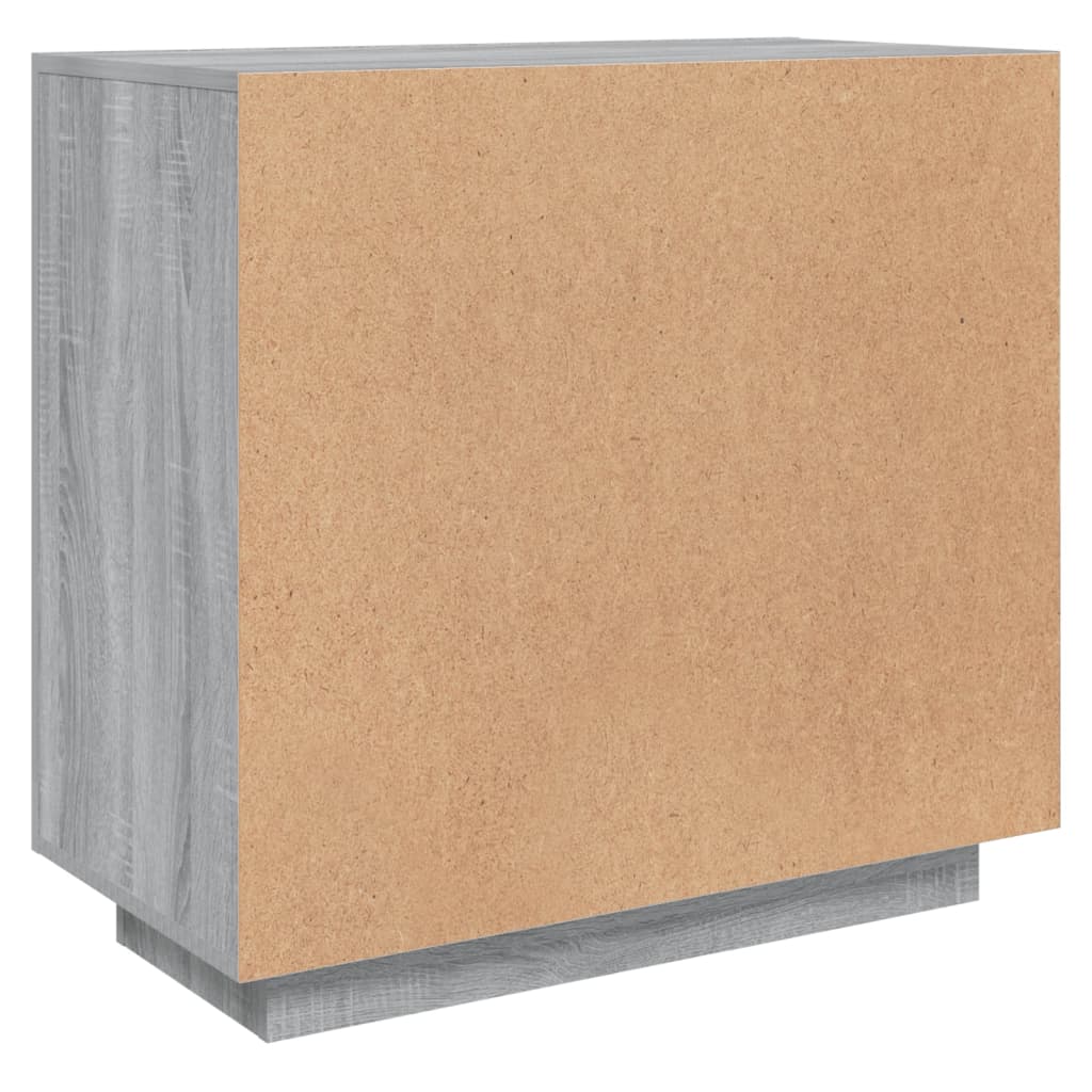vidaXL Ντουλάπι Γκρι Sonoma 80 x 40 x 75 εκ. από Επεξεργασμένο Ξύλο