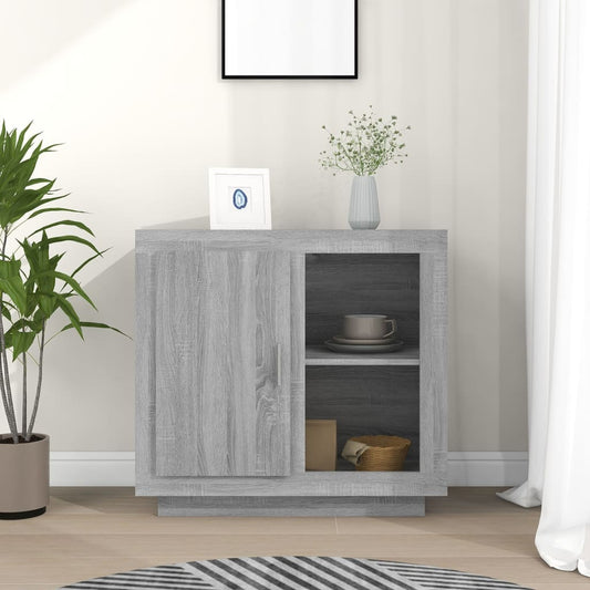 vidaXL Ντουλάπι Γκρι Sonoma 80 x 40 x 75 εκ.