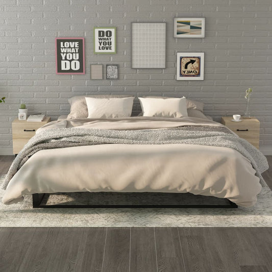 vidaXL Κομοδίνα 2 τεμ. Sonoma Δρυς 40 x 35 x 47,5 εκ.