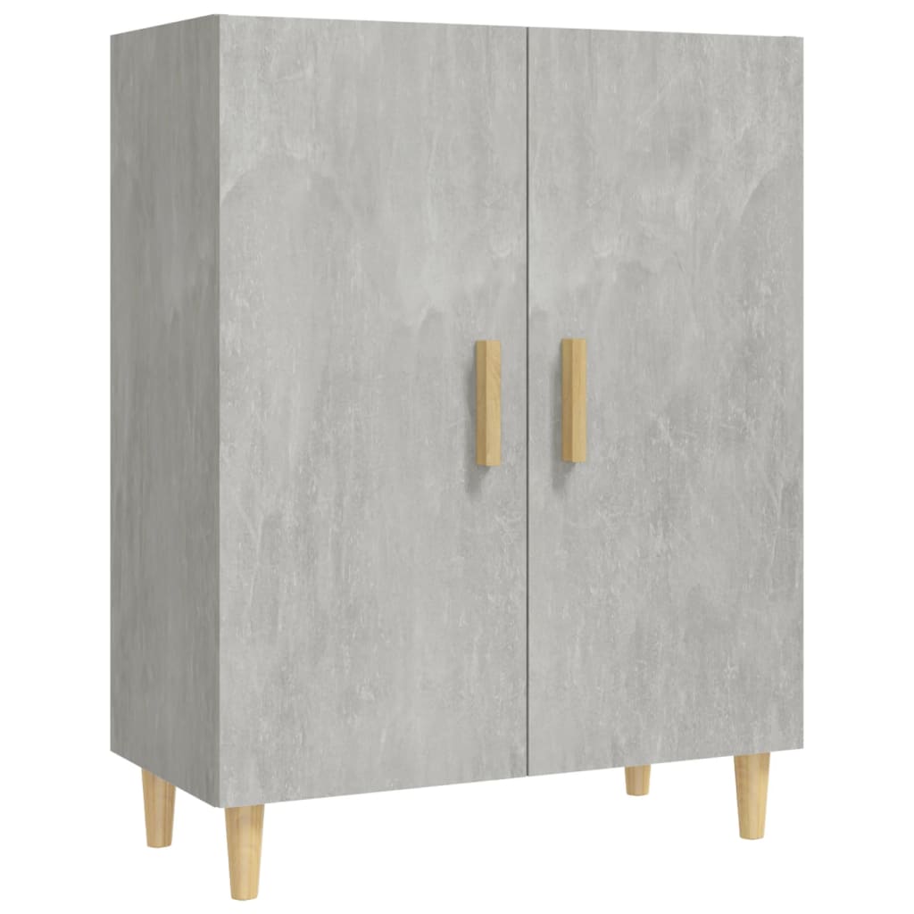 vidaXL Ντουλάπι Γκρι Σκυροδέματος 70 x 34 x 90 εκ. Επεξεργασμένο Ξύλο