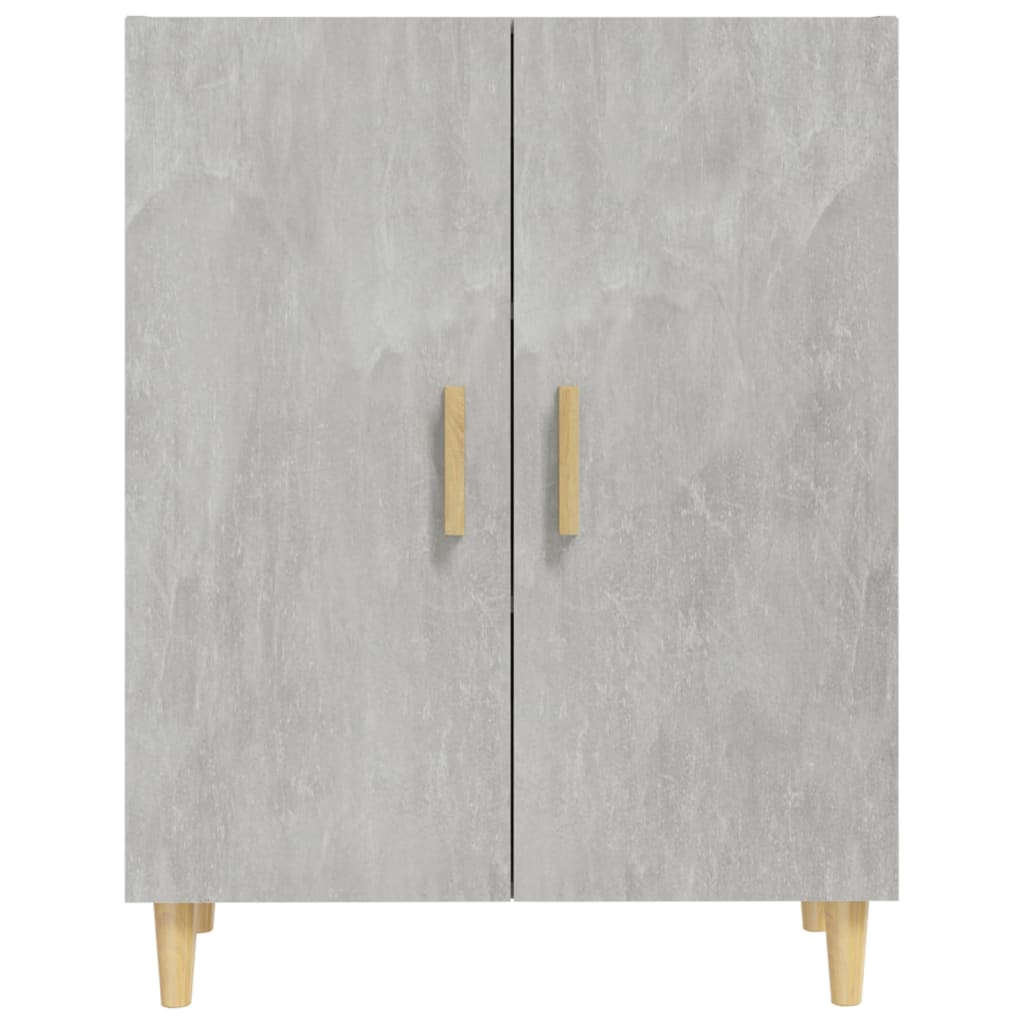 vidaXL Ντουλάπι Γκρι Σκυροδέματος 70 x 34 x 90 εκ. Επεξεργασμένο Ξύλο