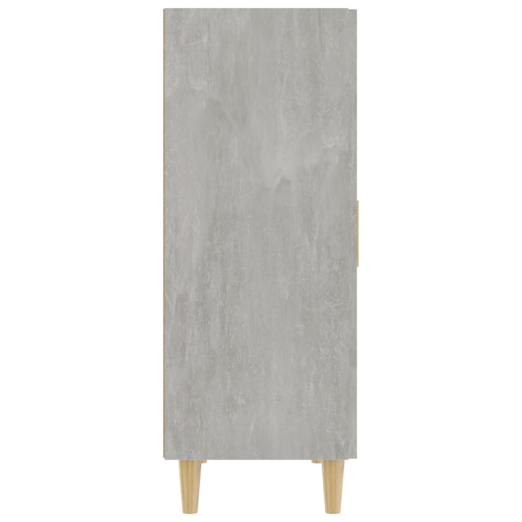 vidaXL Ντουλάπι Γκρι Σκυροδέματος 70 x 34 x 90 εκ. Επεξεργασμένο Ξύλο