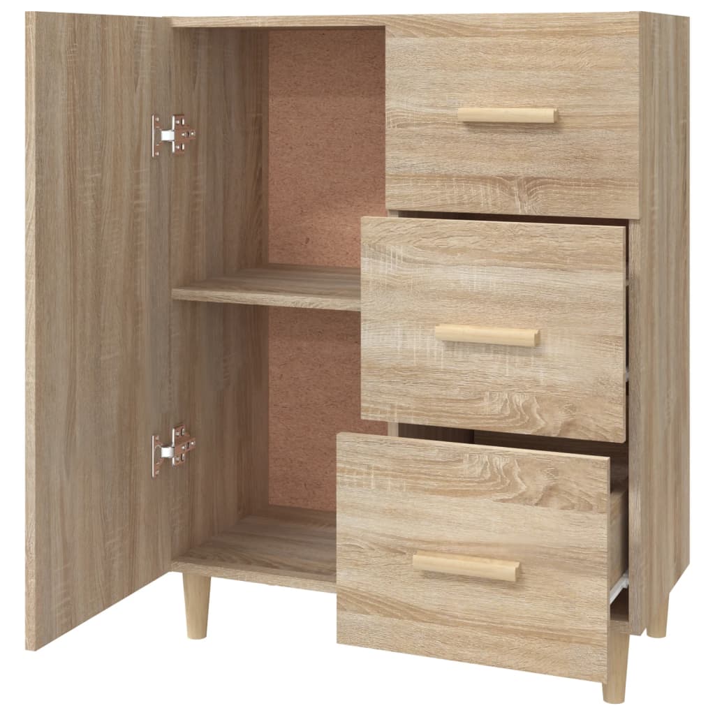 vidaXL Ντουλάπι Sonoma Δρυς 69,5 x 34 x 90 εκ. από Επεξεργασμένο Ξύλο