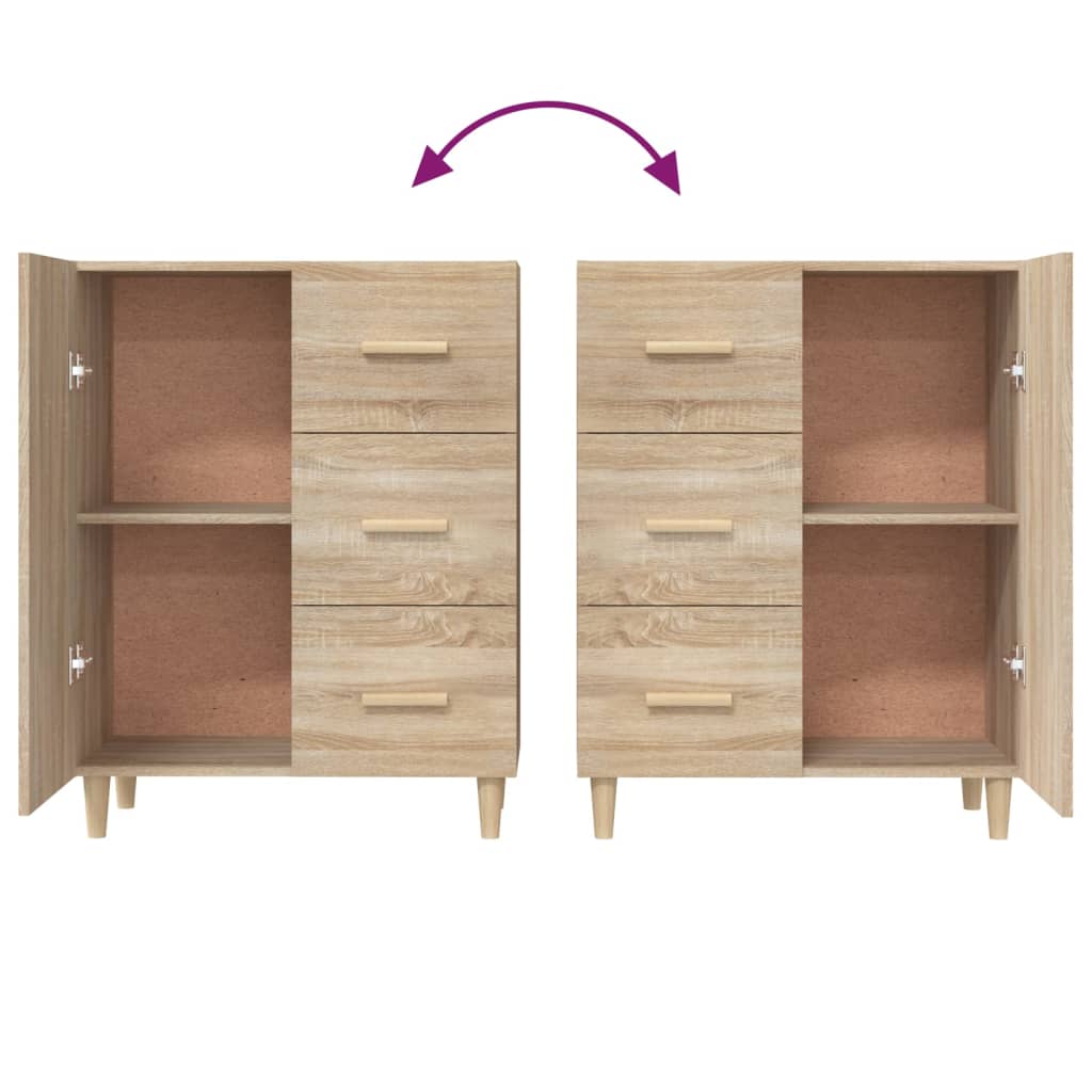 vidaXL Ντουλάπι Sonoma Δρυς 69,5 x 34 x 90 εκ. από Επεξεργασμένο Ξύλο