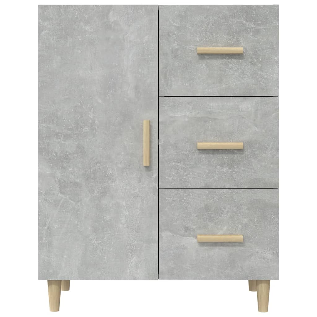 vidaXL Ντουλάπι Γκρι Σκυροδέματος 69,5x34x90 εκ. Επεξεργασμένο Ξύλο