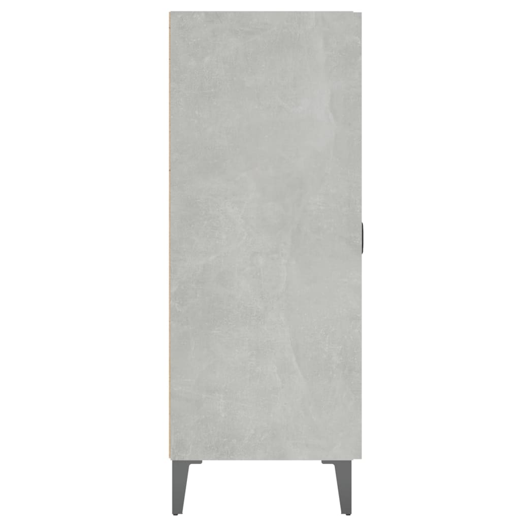 vidaXL Ντουλάπι Γκρι Σκυροδέματος 69,5x34x90 εκ. Επεξεργασμένο Ξύλο