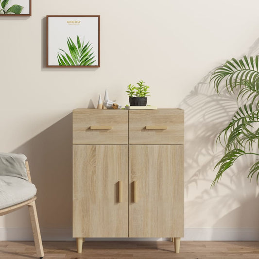 vidaXL Μπουφές Sonoma Δρυς 69,5 x 34 x 89 εκ. από Επεξεργασμένο Ξύλο