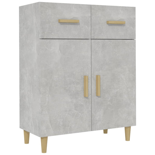 vidaXL Ντουλάπι Γκρι Σκυροδέματος 69,5x34x89 εκ. Επεξεργασμένο Ξύλο