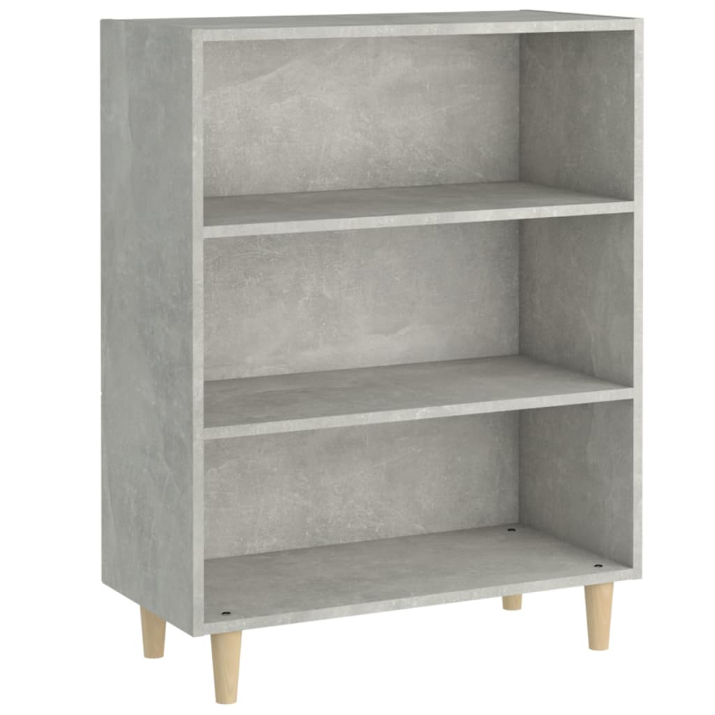 vidaXL Ντουλάπι Γκρι Σκυροδέματος 69,5x32,5x90 εκ. Επεξεργασμένο Ξύλο