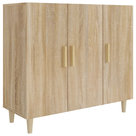 vidaXL Ντουλάπι Sonoma δρυς 90x34x80 εκ. Επεξεργασμένο Ξύλο