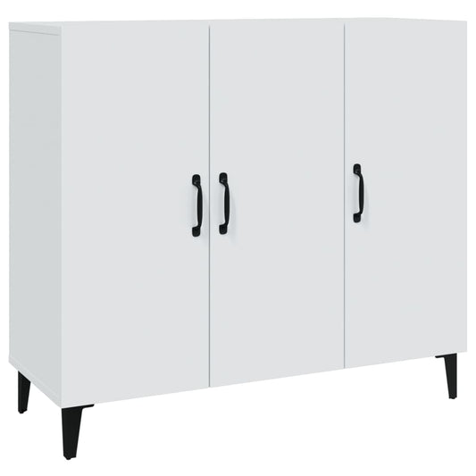 vidaXL Μπουφές Λευκός 90 x 34 x 80 εκ. από Επεξεργασμένο Ξύλο