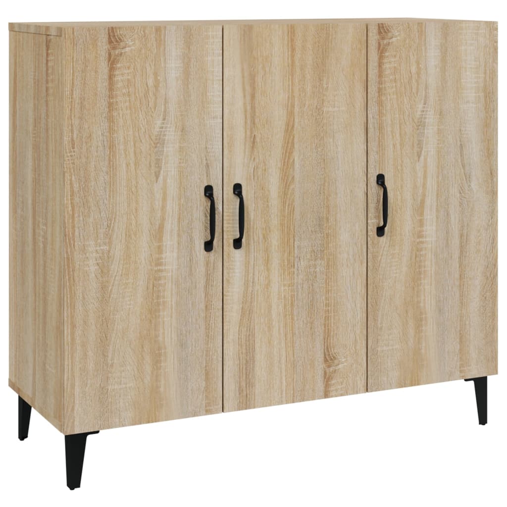 vidaXL Ντουλάπι Sonoma δρυς 90x34x80 εκ. Επεξεργασμένο Ξύλο