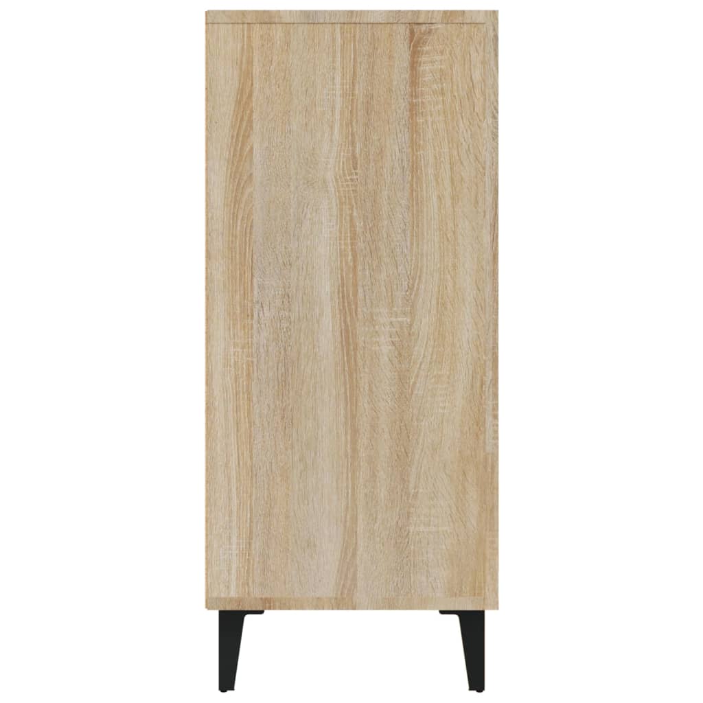 vidaXL Ντουλάπι Sonoma δρυς 90x34x80 εκ. Επεξεργασμένο Ξύλο