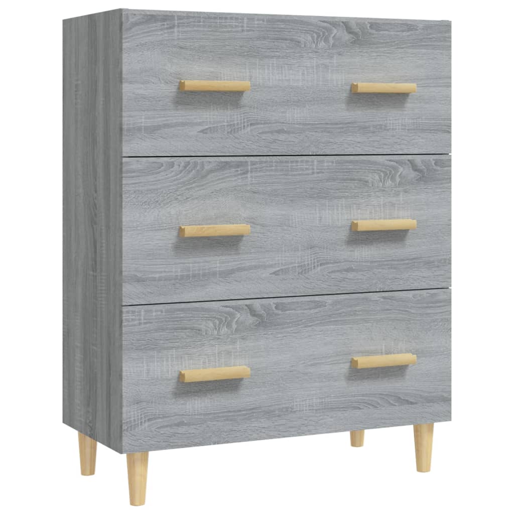 vidaXL Ντουλάπι Γκρι Sonoma 70 x 34 x 90 εκ. από Επεξεργασμένο Ξύλο