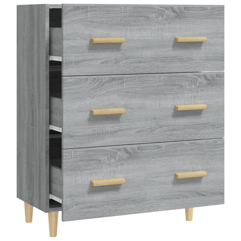 vidaXL Ντουλάπι Γκρι Sonoma 70 x 34 x 90 εκ. από Επεξεργασμένο Ξύλο