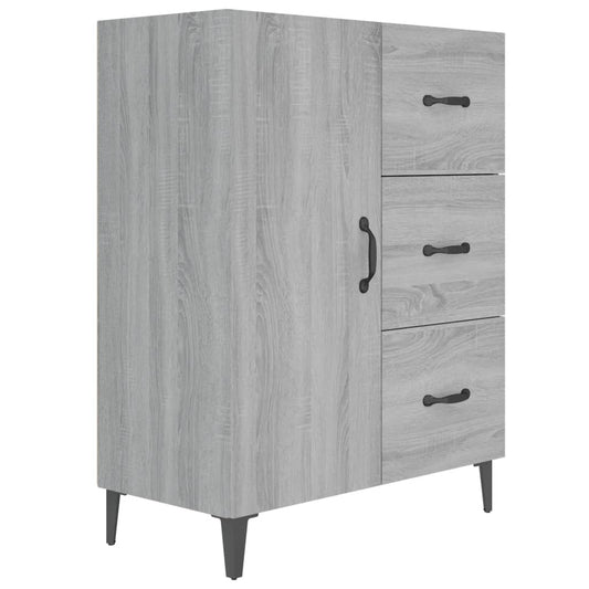 vidaXL Ντουλάπι Γκρι Sonoma 69,5 x 34 x 90 εκ. από Επεξεργασμένο Ξύλο