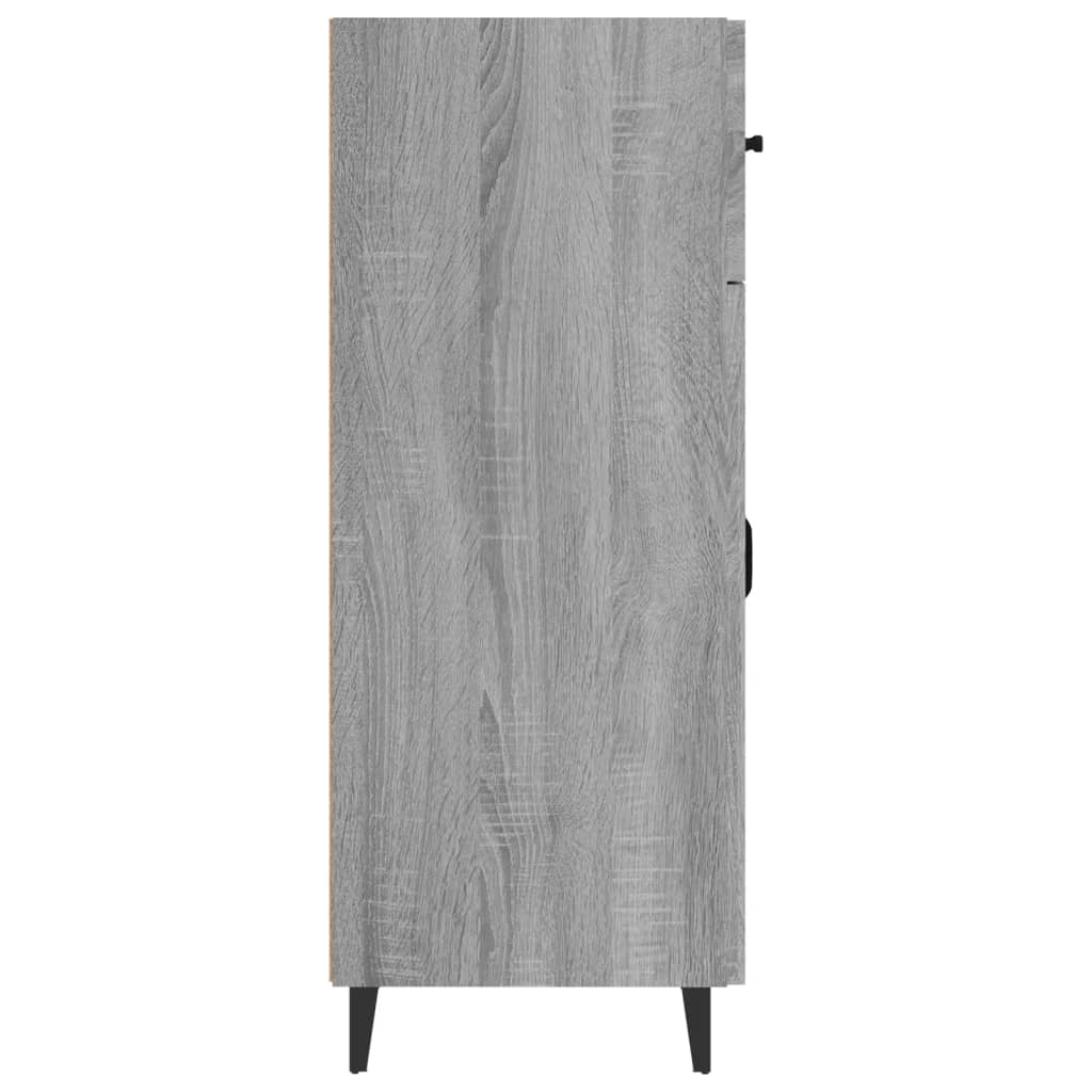vidaXL Ντουλάπι Γκρι Sonoma 69,5 x 34 x 90 εκ. από Επεξεργασμένο Ξύλο
