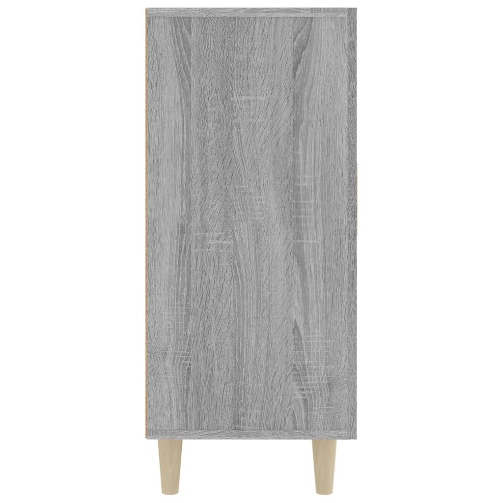 vidaXL Ντουλάπι Γκρι Sonoma 90 x 34 x 80 εκ. από Επεξεργασμένο Ξύλο