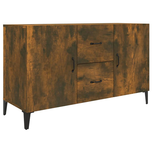 vidaXL Μπουφές Καπνιστή Δρυς 100 x 36 x 60 εκ. Επεξεργασμένο Ξύλο