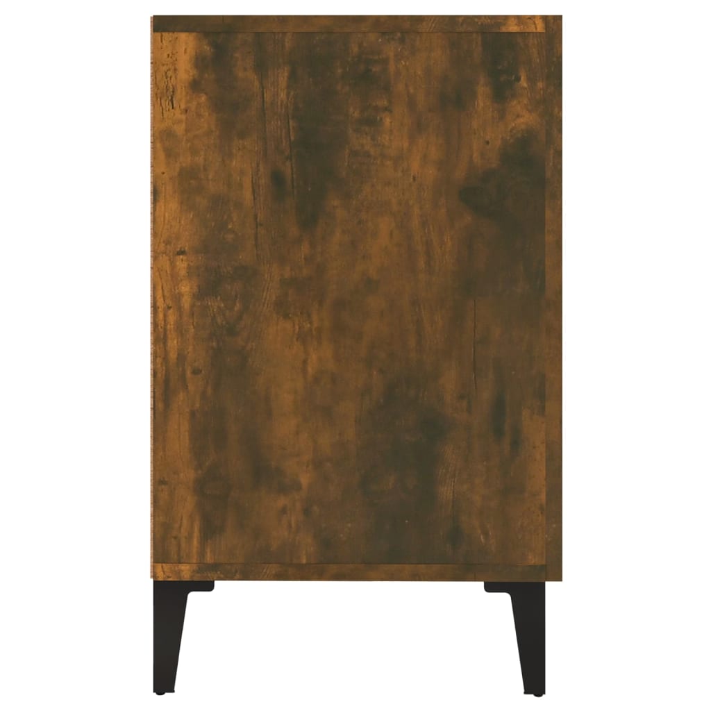 vidaXL Μπουφές Καπνιστή Δρυς 100 x 36 x 60 εκ. Επεξεργασμένο Ξύλο