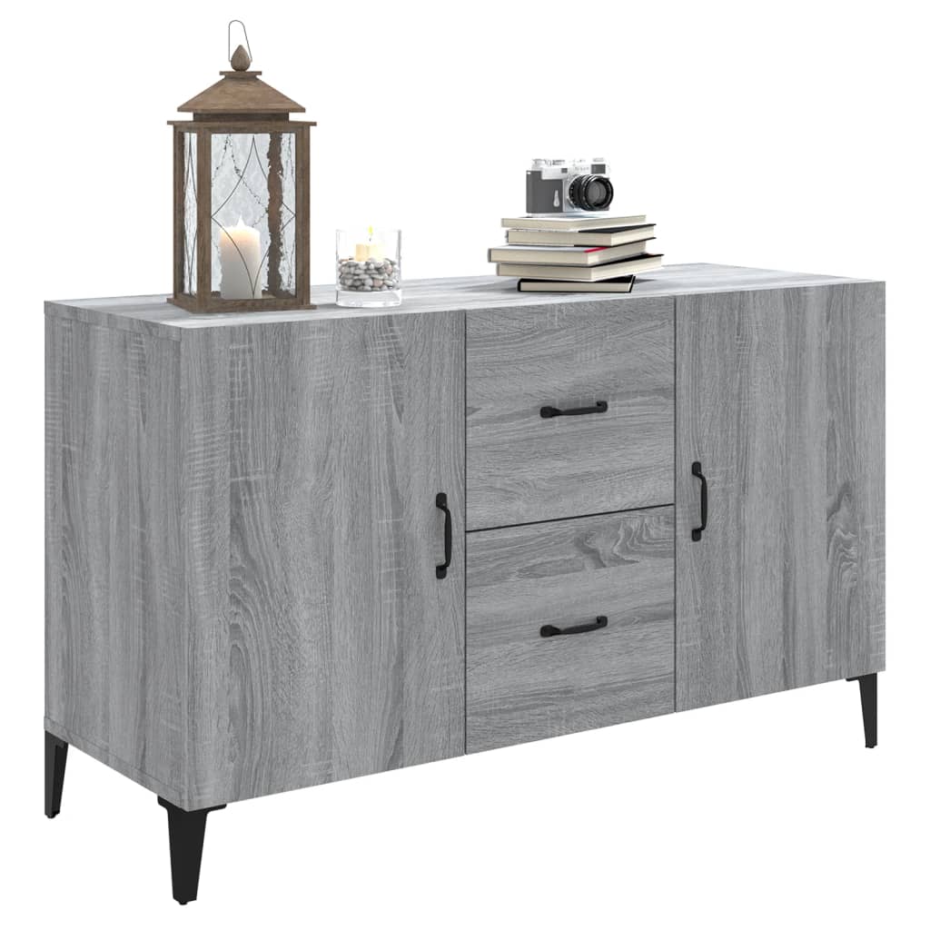 vidaXL Μπουφές Γκρι Sonoma 100 x 36 x 60 εκ. από Επεξεργασμένο Ξύλο
