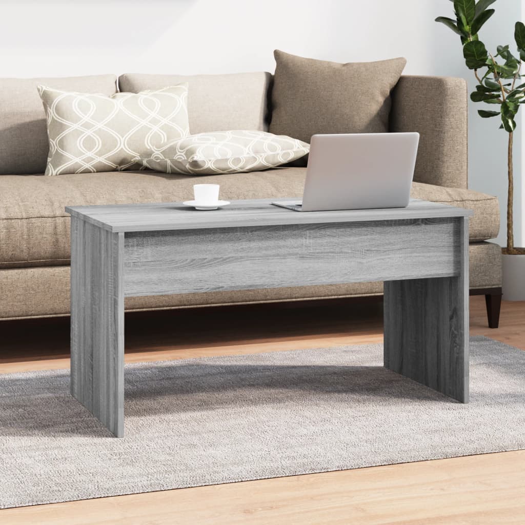 vidaXL Τραπεζάκι Σαλονιού Γκρι Sonoma 102x50,5x52,5 εκ. Επεξ. Ξύλο
