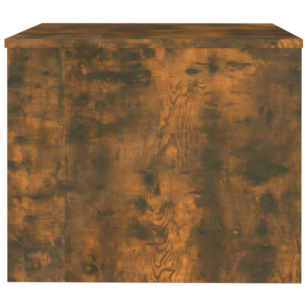 vidaXL Τραπεζάκι Σαλονιού Καπνιστή Δρυς 80x50x40 εκ. Επεξεργασμ. Ξύλο